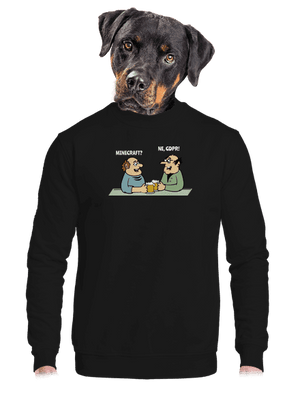 unisex mikina bez kapuce