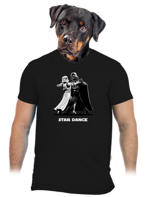 Star dance pánské tričko Black