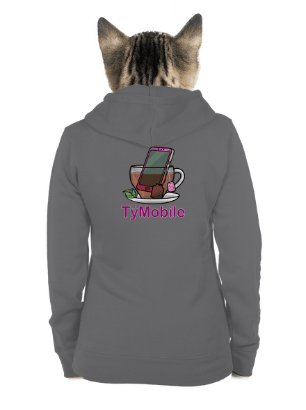 TýMobile dámská mikina na zip Steel Gray