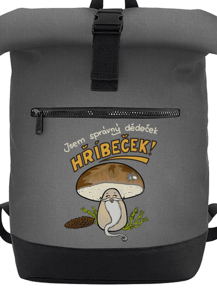 Babka a hříbeček batoh Grey Marl