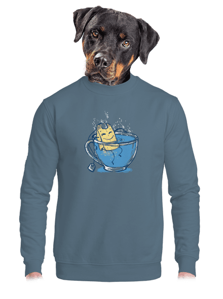 Relax unisex mikina bez kapuce Nordic Blue