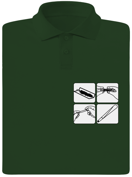 Joint pánská polokošile Bottle Green Mal