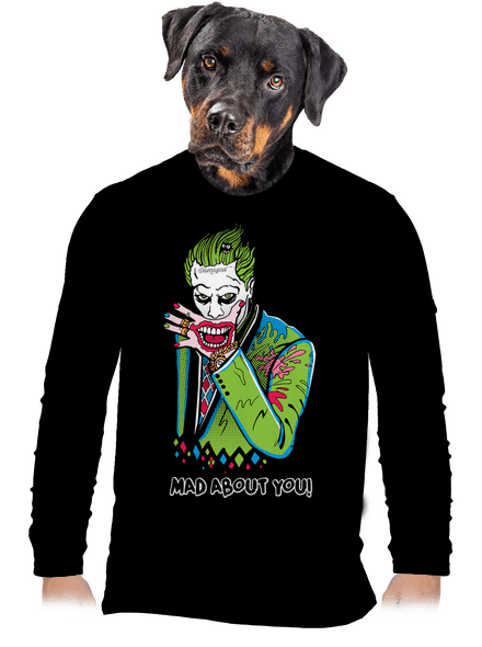 Joker a Harley pánské dlouhý rukáv Black