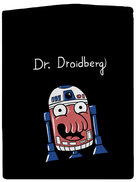 Dr. Droidberg dámská mikina na zip Black