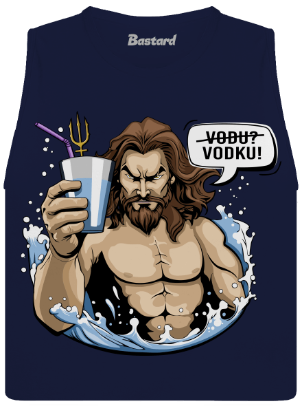 Aquaman dámské tílko volné Navy