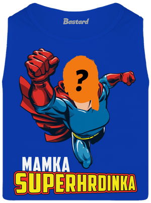 Mamka superhrdinka pánské tílko Royal Blue