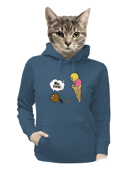 Moc vtipný dámská mikina klokanka Denim