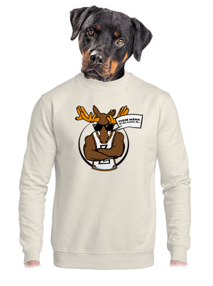 unisex mikina bez kapuce