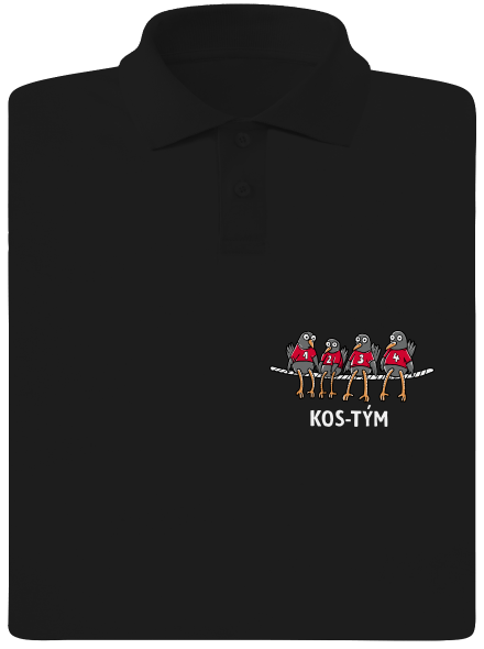 Kos-tým pánská polokošile Black