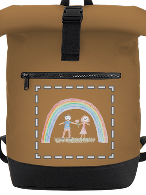 Dětské kresby - nahraj vlastní batoh Caramel