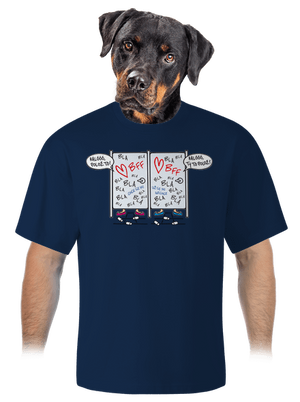 Obsazeno unisex tričko oversized Midnight Blue