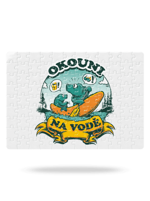 Okouni na vodě puzzle White