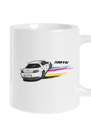 CMYK ve smyku klasický hrnek White