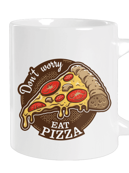Pizza velký hrnek White