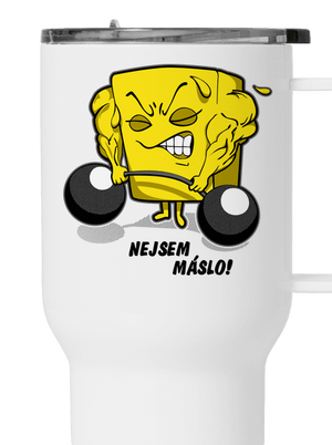 Nejsem máslo termohrnek White