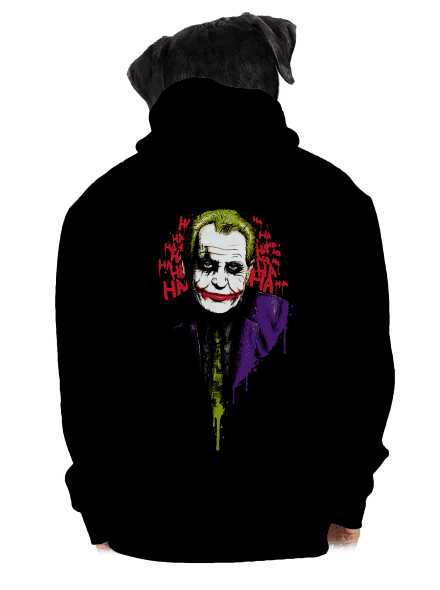 Zeman Joker pánská mikina na zip Black