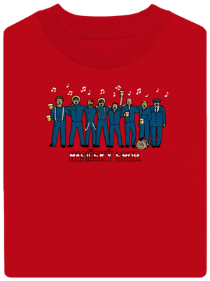 Hasičský sbor unisex mikina bez kapuce Red