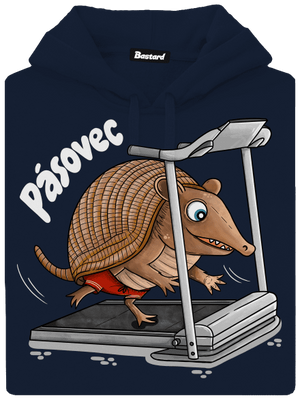 Pásovec pánská mikina klokanka Navy