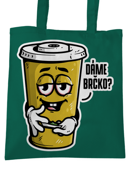 Dáme brčko? taška Bottle Green WM