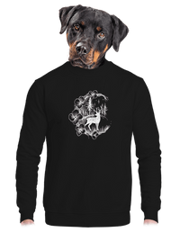 unisex mikina bez kapuce