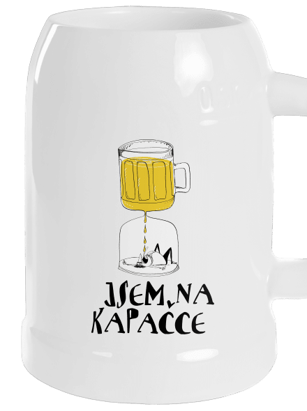 Jsem na kapačce půllitr White