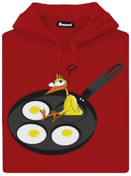 Kuře dámská mikina klokanka Red Mal