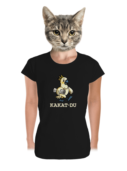 Kakat-du dámské tričko premium Black