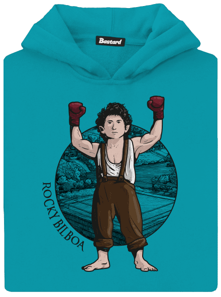Rocky Bilboa dětská mikina klokanka Hawaiian Blue