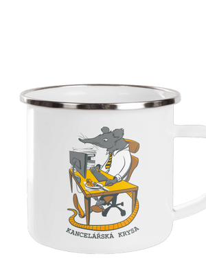 Kancelářská krysa plecháček White