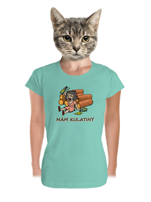 Mám kulatiny dámské tričko premium Mint Mal