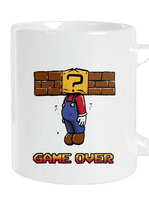 Game over velký hrnek White