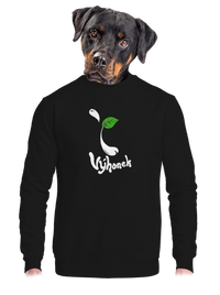 unisex mikina bez kapuce