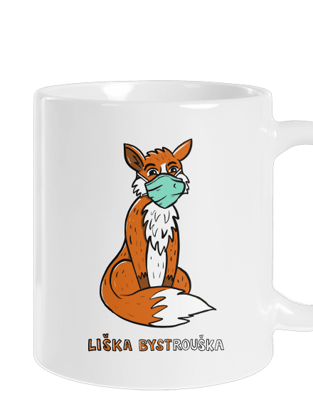 Liška Bystrouška klasický hrnek White