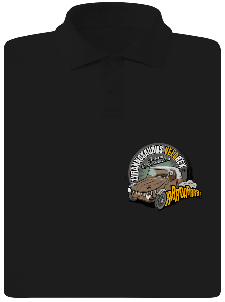 Tyrannosaurus Velorex pánská polokošile Black