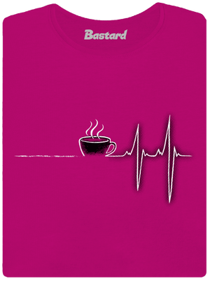 Coffee help dámské tričko Fuchsia Red