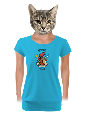 dámské tričko s lemem