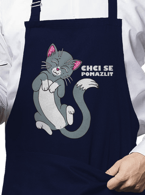 Chci se pomazlit zástěra Navy