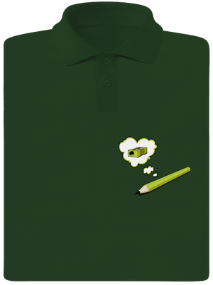 Tužka a Ořezávátko pánská polokošile Bottle Green Mal