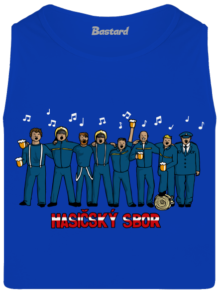 Hasičský sbor pánské tílko Royal Blue
