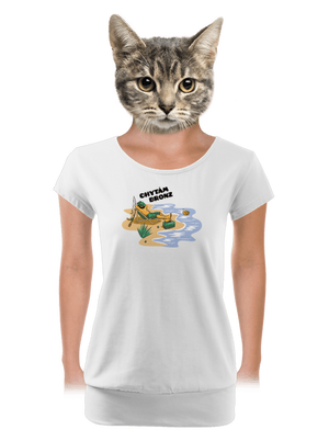 dámské tričko s lemem