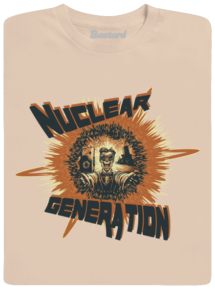 Nuclear generation 2 pánské tričko Sand