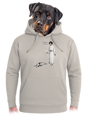 Luke a Leia unisex mikina premium Pastel Macchiato
