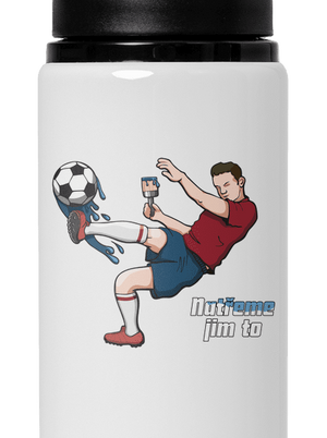 Natřeme jim to - Fotbal lahev na vodu White