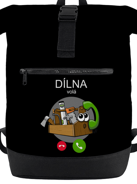 Dílna volá batoh Black
