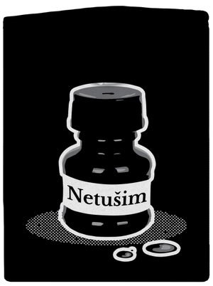 Netušim dámská mikina na zip Black