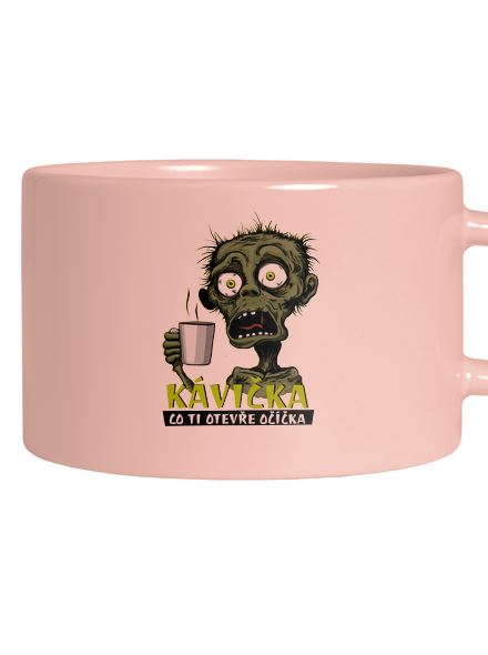 Zombie kávička hrnek makronka Pink Macaron