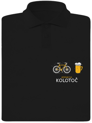 Jedeme na kolotoč pánská polokošile Black