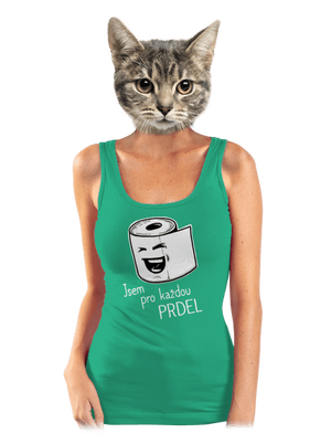 Prdel dámské tílko klasické Mint Mal