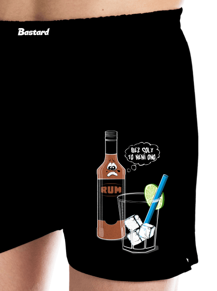 Rum a Cola pánské trenky Black