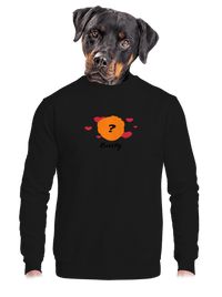 unisex mikina bez kapuce